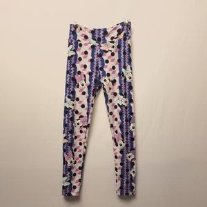 LulaRoe Mini Mouse Leggings w/ Multi-Colored Shapes - One Size